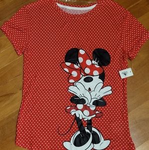 NWT Authentic Disney Parks Women's Mini Mouse Tee
